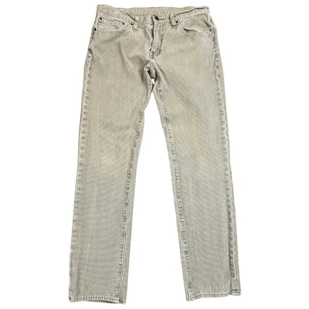 Levi's 511 Premium Slim Fit Gray Corduroy Pants